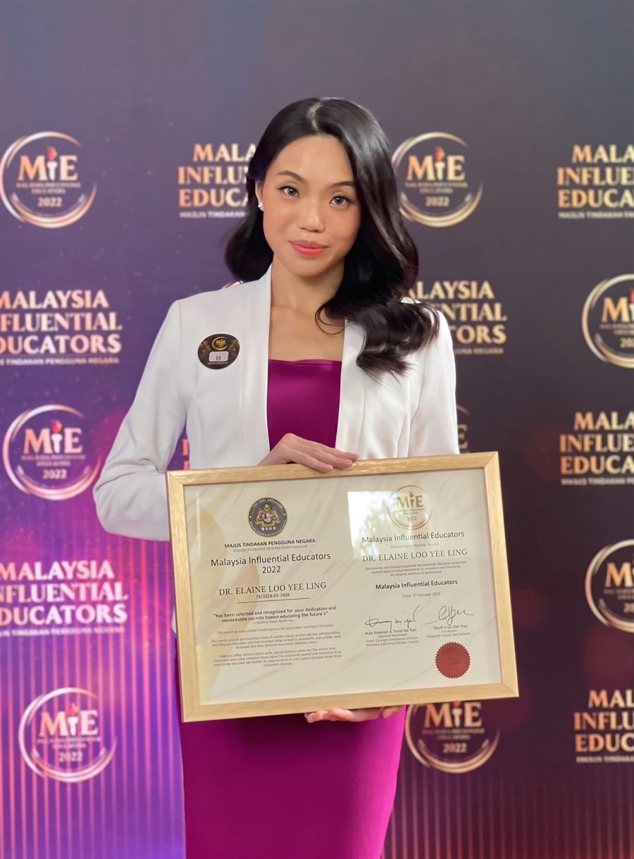 Malaysia Influential Educators 获奖